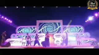 Designer LED Wall Stage With Split Screen Centre Entry - Best LED Wall