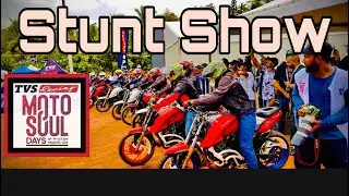 Tvs Moto Soul 2019 | Live Stunt Show | Stunt Competition | Goa - India