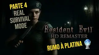 💀 Resident Evil Remake: Jill Enfrenta o Modo Real Survival Novamente!