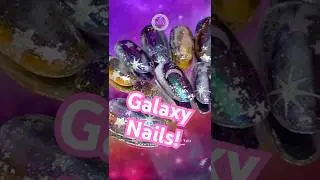 🌌✨ Galaxy Press-On Nails | Cosmic Nail Art Tutorial