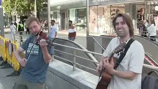 Patrick Snowden - Pippi Langstrumpf (Intro Cover) Stra&szlig;enmusik (Geige + Gitarre) Hannover 19.9.2025