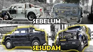 PROSES PENGECATAN SEBELUM DAN SESUDAH PADA MOBIL CHEVROLET C50