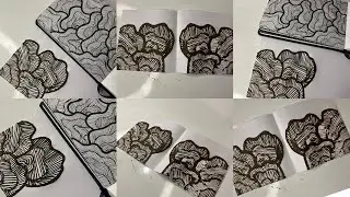 Zentangle Mehndi Pattern | Easy & Relaxing Design