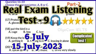 VERY HARD LISTENING TEST 2023 | BC & IDP REAL IELTS LISTENING TEST 2023 #ieltslistening #listening