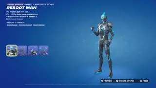 NEW Reboot Man Skin In Fortnite | Full Showcase! 🔥 (One Of The Best ORIGINAL Skins)