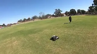 Kyosho USA 1 nitro park bash. Wheelie machine