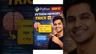 Python Variables Explained in 60 Seconds  Beginner Tutorial Day 4