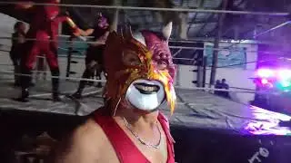 Ultra Star, Rey Persa, Hijo de tormenta Negra Vs Valak, Comandante villa, Angel Infernal Sr. LWE . 
