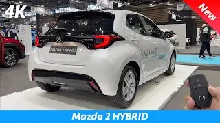 Mazda 2 HYBRID 2023 - ПОЛНЫЙ обзор в 4K | Экстерьер - Интерьер, Цена (двигатель SkyActiv больше НЕТ)