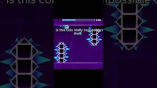 is this coin rlly hard tho 😭#geometrydash #memes #shorts
