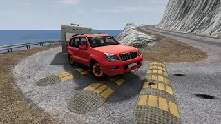 Mobil vs Speed bumps vs Potholes #458 beamng live 9