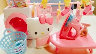 Sanrio Hello Kitty Laundry set toys | ASMR #japan