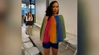 Behind the scenes of the Dell Scott fashion show