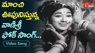 మాంచి ఊపునిస్తున్న వాణిశ్రీ ఫోక్ సాంగ్.| Vanisri, Vijayalalitha Full Tempting Song |Old Telugu Songs