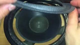 How To Replace Blown Speaker Surrounds Detailed Instructions 8 in. Boston Speaker Repair