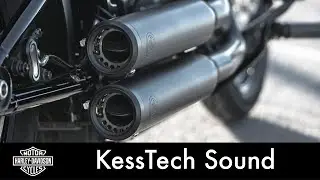 KessTech Exhaust Harley Davidson Softail Street Bob 2020 V2 Sound