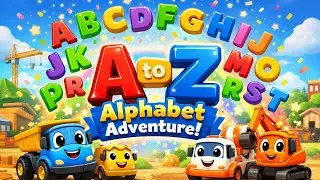 Alphabet Adventure A to Z 🚜 | ABC Learning for Kids | Cartoon Trucks