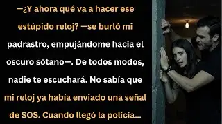 Mi padrastro me encerró en el sótano… pero mi reloj tenía un secreto.