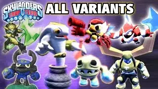 All Skylanders Trap Team Variants! King, Nitro, Winterfest, Eggscellent, Power Punch, Gnarly, Elite