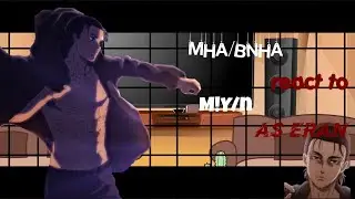MHA/BNHA react to M!Y/n as Eren|| in EN and FR|| part 2/3||