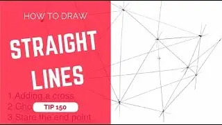 How to draw straight lines without ruler / Design sketching tutorial
