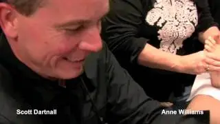 Scott Dartnall and Anne E. Williams at the Sanctuary (Canadian Massage Conference 2010)