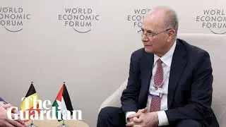 Palestinian Prime Minister Mohammad Mustafa participates in a discussion at Davos &ndash; watch live