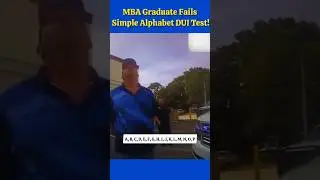 Fails in Alphabet DUI Test! #shorts