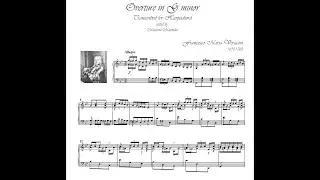 Veracini (1690-1768): Overture in g minor - Harpsichord transcription edited by Maurizio Machella