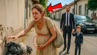 “Mulher grávida catava latinhas para os filhos — até que um milionário parou na estrada.”