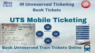 How to book Local Train Ticket Online || UTS App Mobile Ticketing