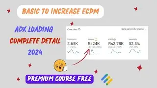 AdX/AdSense Loading Complete ✅ Course 2024 | AdX | How To Increase AdX Ecpm