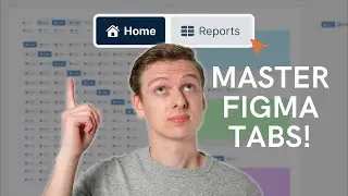 Create Figma Tabs Like a Pro! 🚀  (Free Template) #figma #designsystems