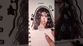 ASMR drawingg??#art #drawing #satisfying #artist #asmr #ASMR #fypシ  #shorts