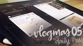 Thursday Daily Plan With Me (Passion Planner) | Vlogmas 2019 Day 5 l Tea Time Plans