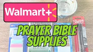 Under $40 | Walmart Prayer Bible Supplies Haul