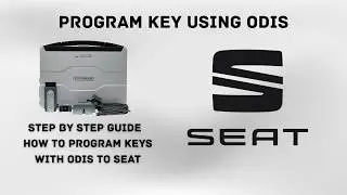 PROGRAM KEY USING ODIS - SEAT (any SEAT, AUDI, VOLKSWAGEN, SKODA same procedure) (KEY PROGRAMMING) 