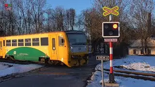 Železniční přejezd Cerekvice nad Bystřicí [P5393] - 1.2.2021 / Czech railroad crossing