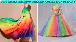 2020  TRENDY LADIES RAINBOW COLOURS DRESSES DESIGNS,COLOURFUL DRESS FOR WOMEN/MULTICOLOR DRESSES