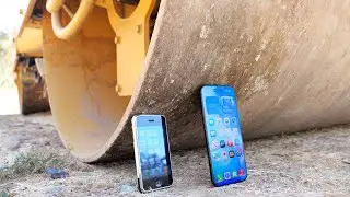 iPhone 17 Air против iPhone 2G и эксперимента с дорожным катком &mdash; выживет ли?