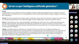 L’intelligence artificielle en éducation  « IA » de quoi s’investir!
