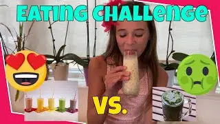 Eating Challenge 2020 with Emma Dey and Bros, Smoothies!