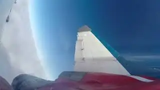 Race Car driver Josh Cartu doing Stratosphere Flight in Supersonic Fighter Jet
