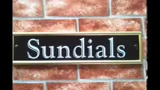 Reflective Rectangle House Sign