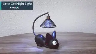 Little Cat Night Light: JiJi Watches Over You