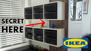How to mount IKEA Trofast storage to the wall