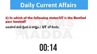 Daily Current Affairs|22.4|Examsadda#currentaffairstoday #currentaffairstelugu#currentaffairstelugu
