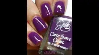 JULIE G 2015 CANDY SHOPPE COLORS SWATCHES!