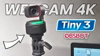 LA MIGLIORE WEBCAM 4K 2026! OBSBOT Tiny 3 + Mic Wireless