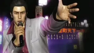 Kiryu sings Fly me to the moon but it's about balls
